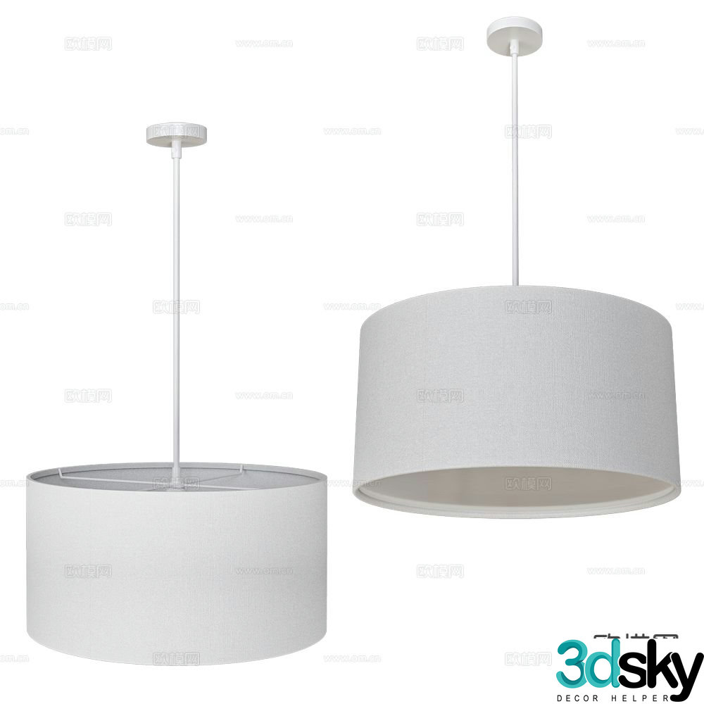ANCARD dining room chandelier 3d model