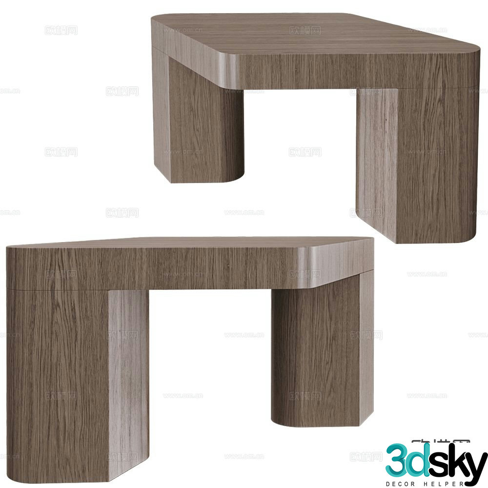 Modernature coffee table 3d model