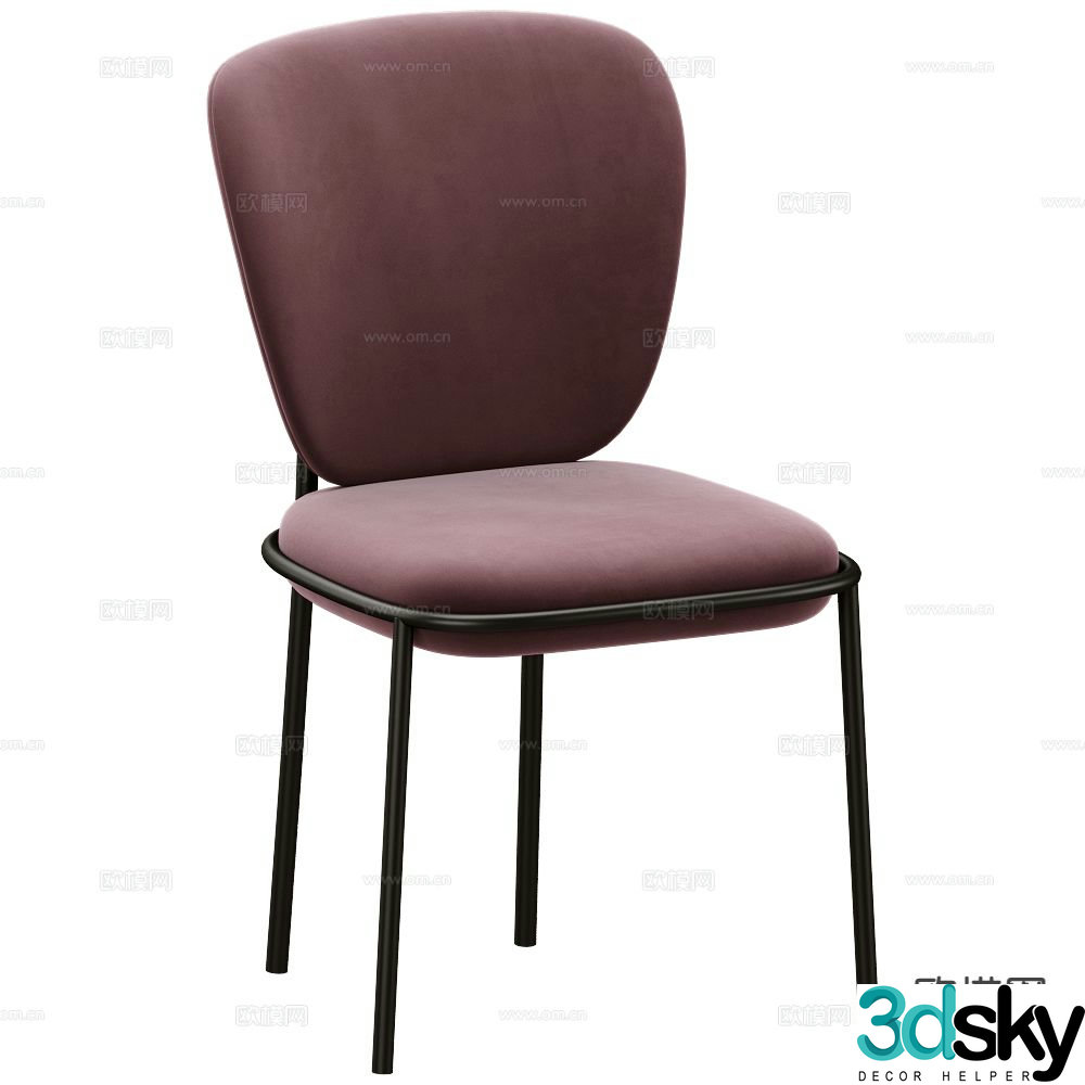 Innova Italian chair dining chair 3d model
