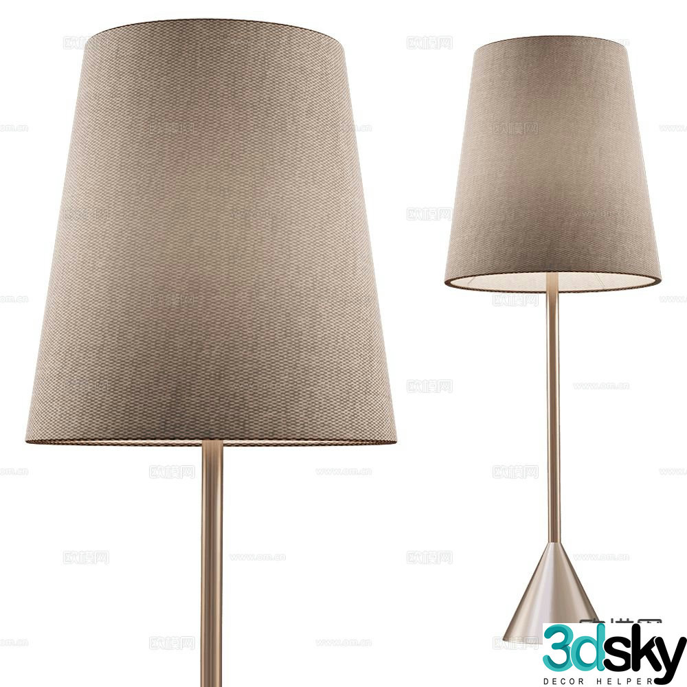 MODO floor lamp 3d model