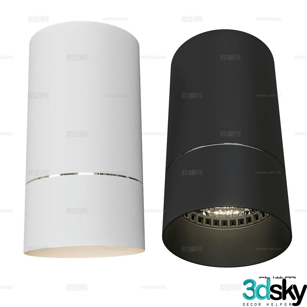 ANCARD downlight spotlight track light 3d model