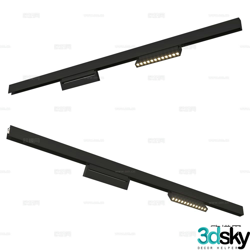 ANCARD track light 3d model
