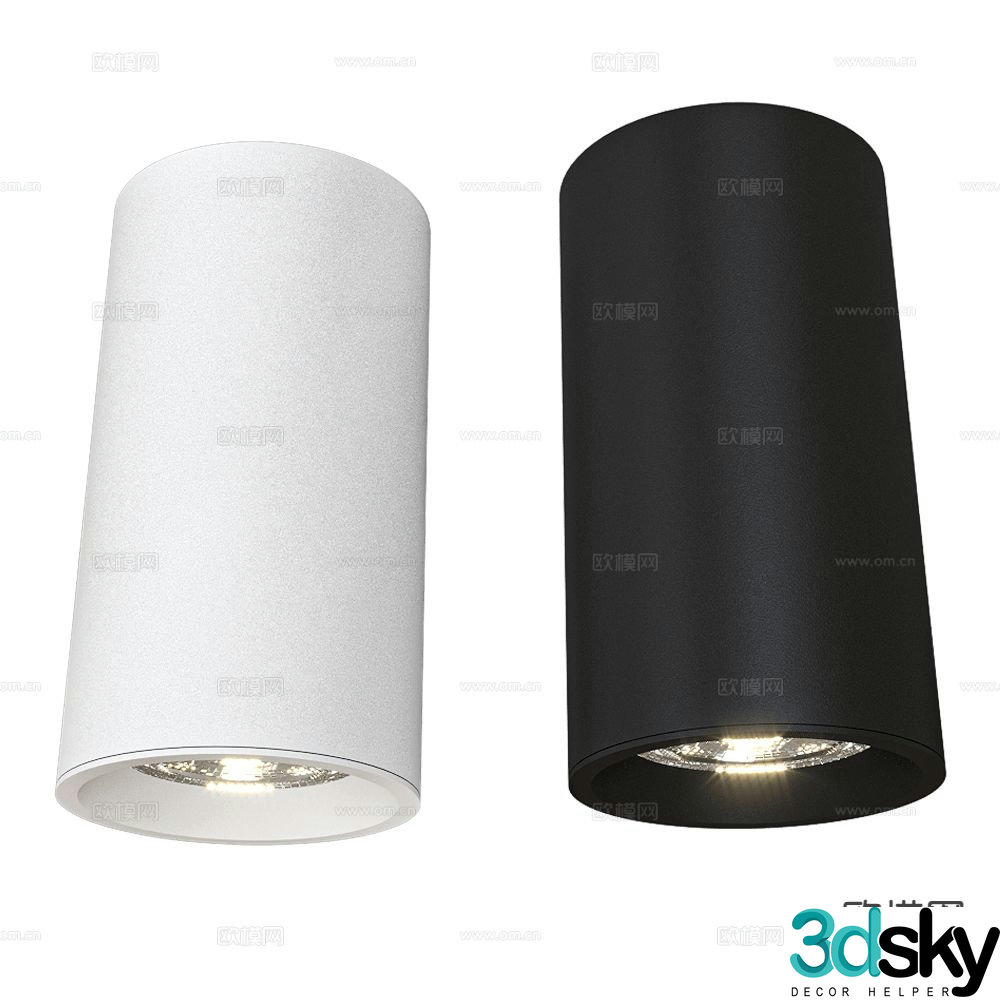 ANCARD downlight spotlight track light 3d model