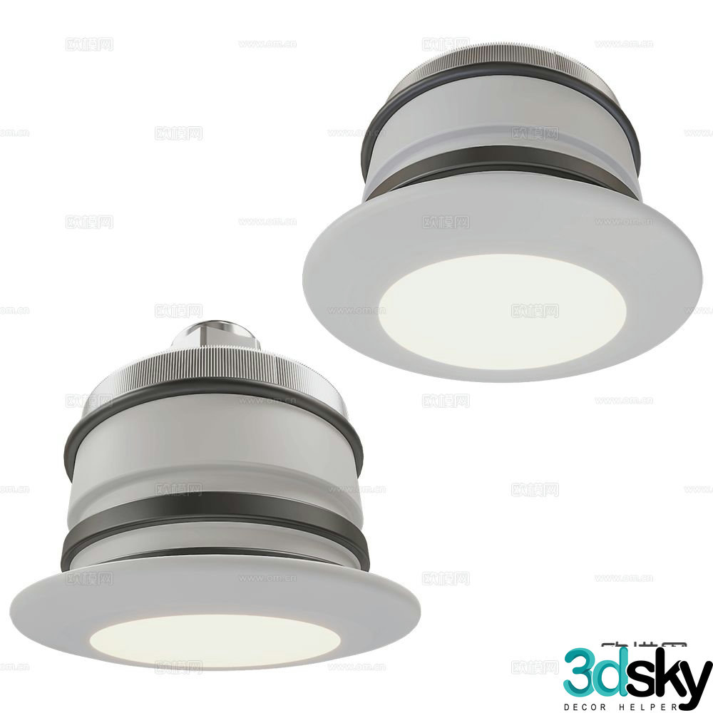 Nemo downlight spotlight track light 3d model