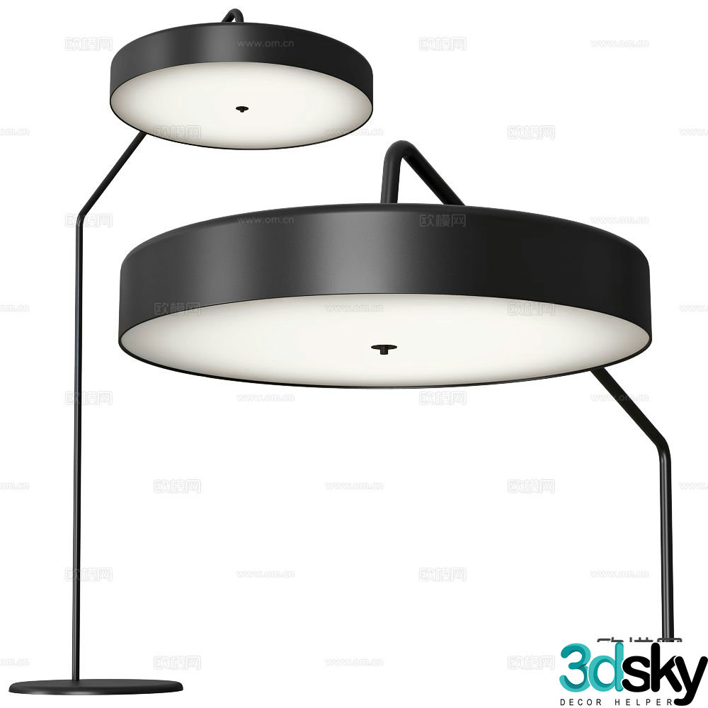 MODO floor lamp 3d model