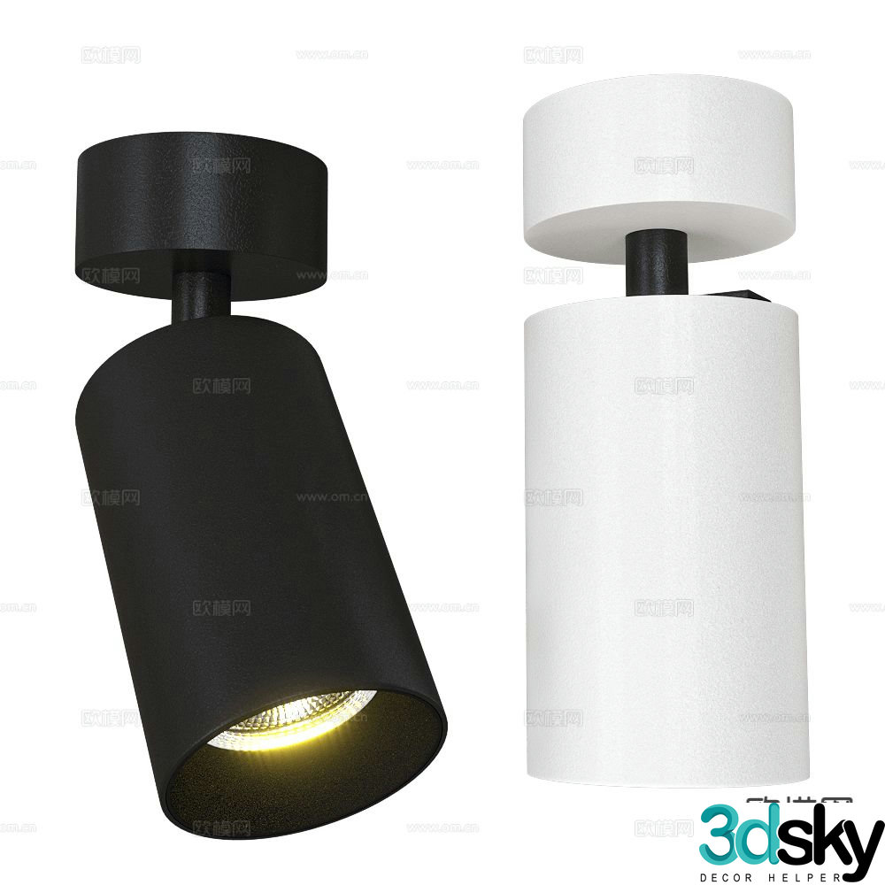 ANCARD downlight spotlight track light 3d model