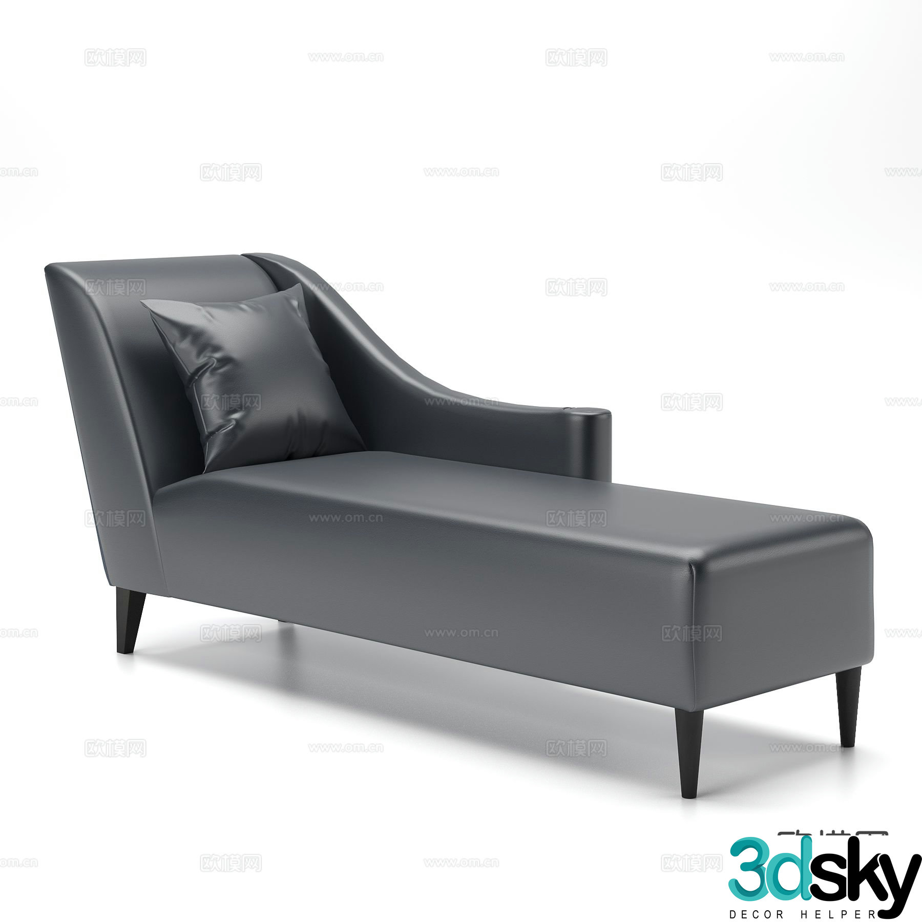 chaise longue 3d model