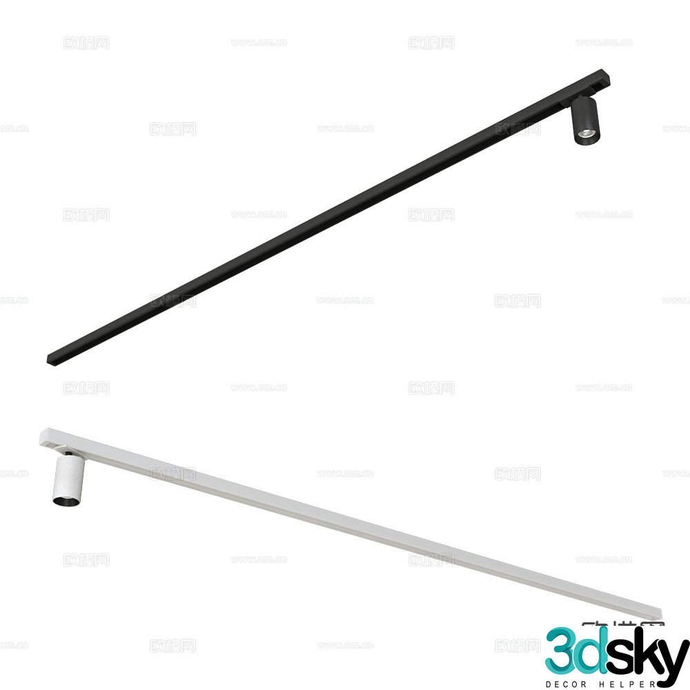 ANCARD downlight spotlight track light 3d model