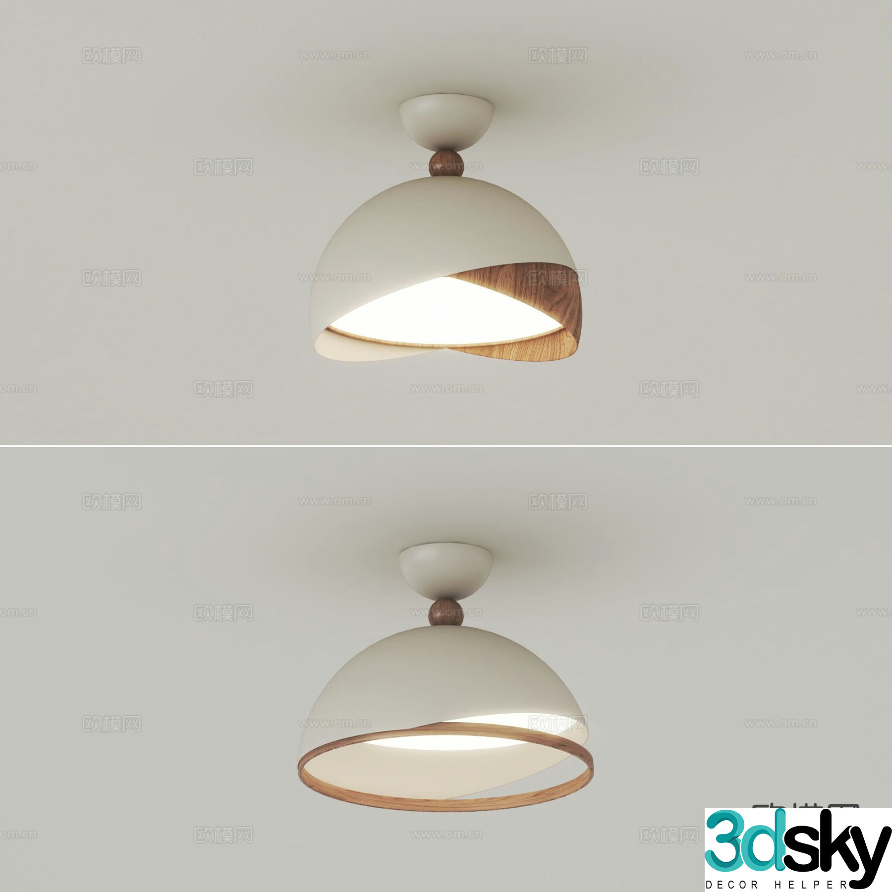Modern ceiling lamp 3d model