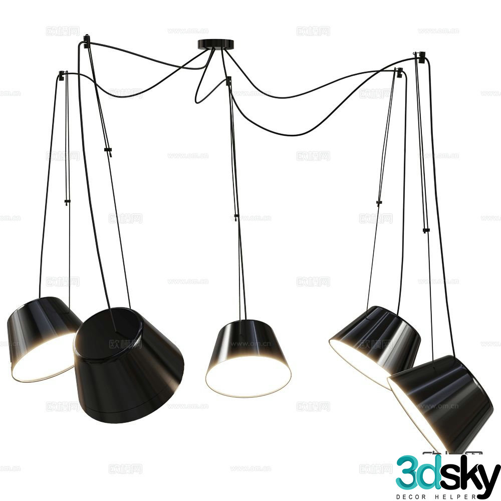 Ole art chandelier 3d model