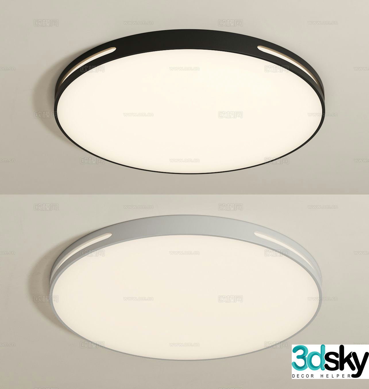 Modern ceiling lamp 3d model