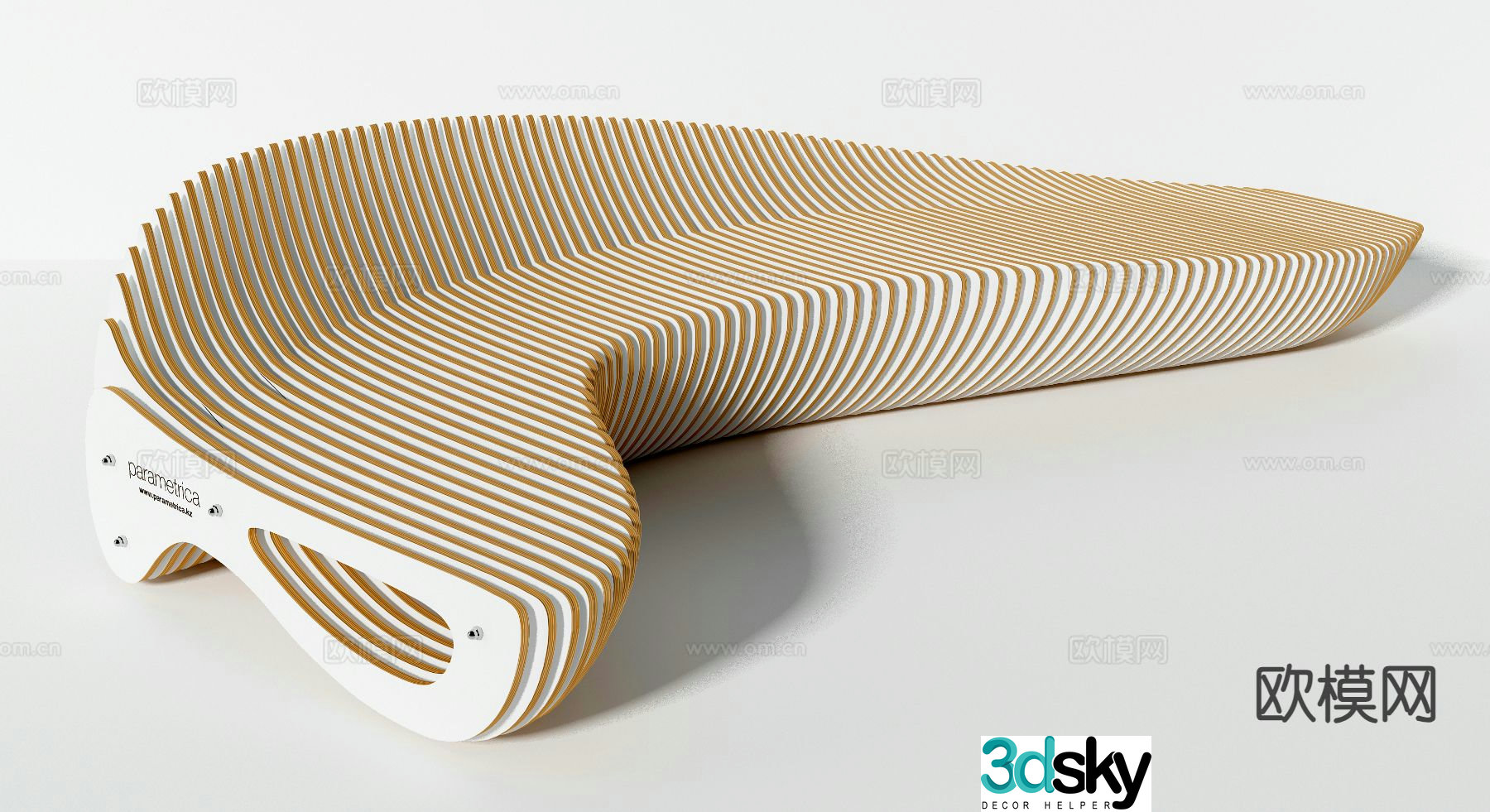 Modern folding sofa special shaped sofa 3d model