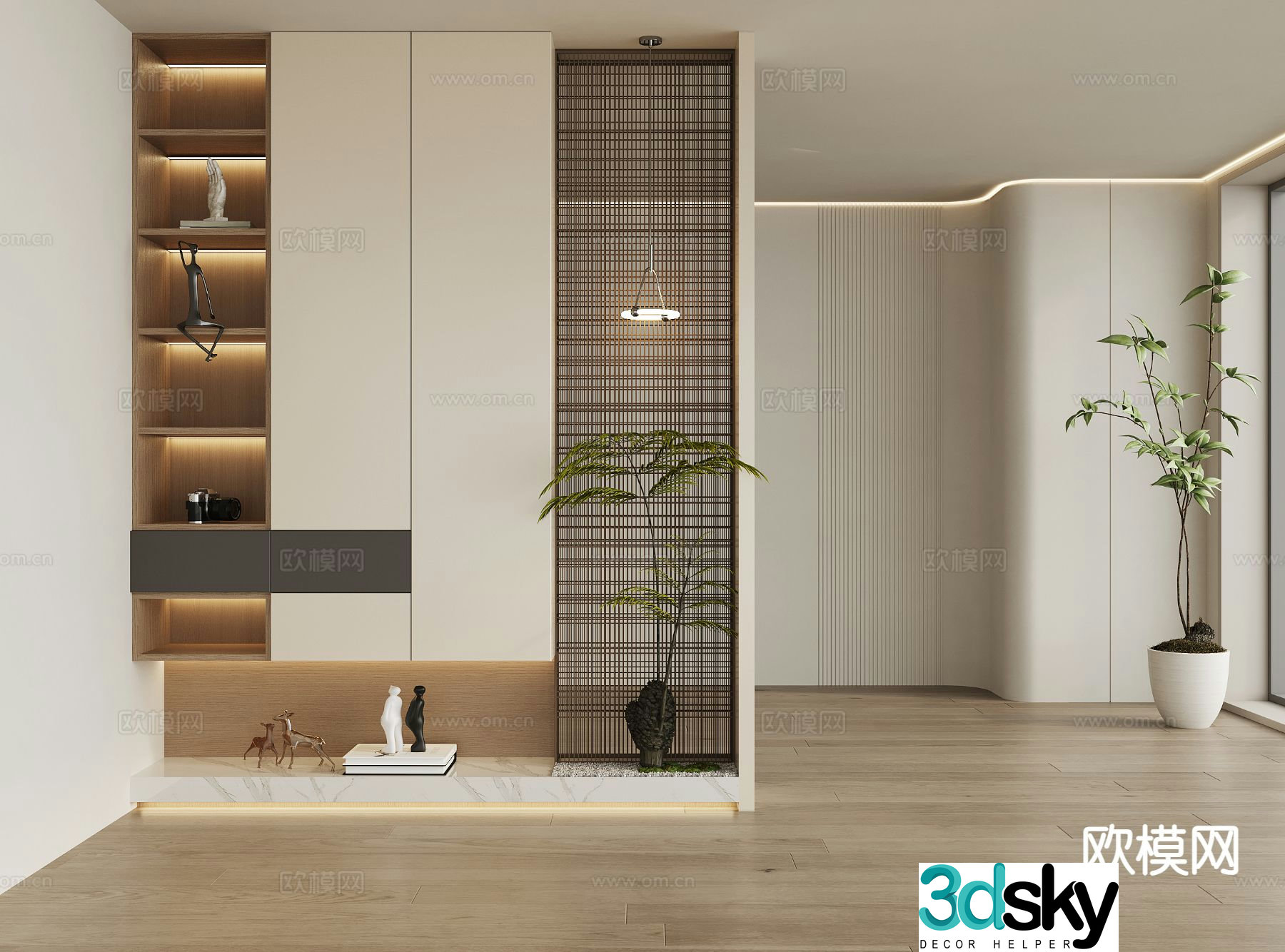Modern shoe cabinet custom shoe cabinet 3d model