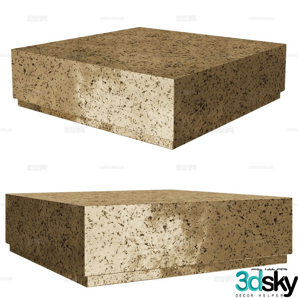 MAVIMATT Italian square coffee table 3D model