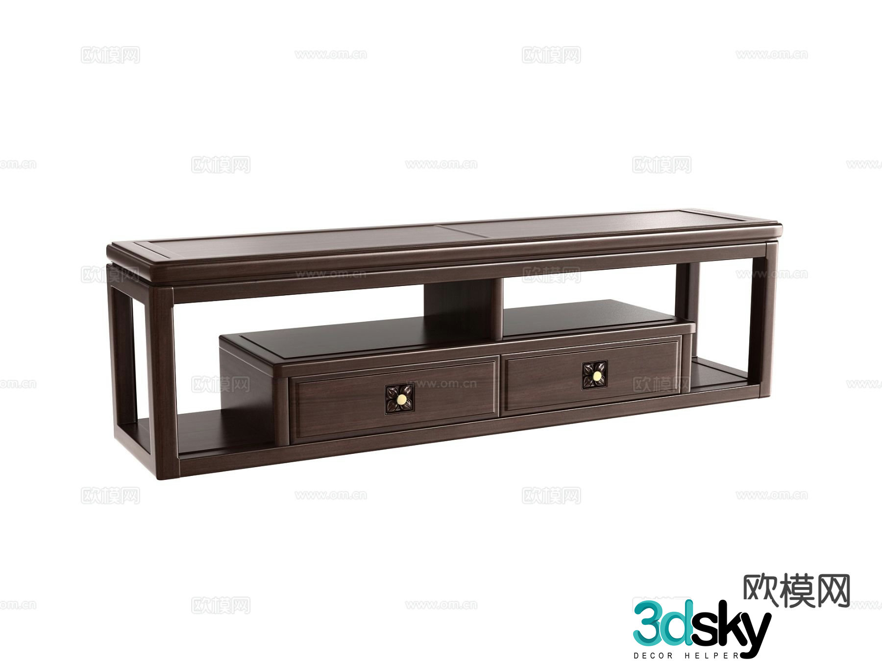 New Chinese style TV cabinet 3d model