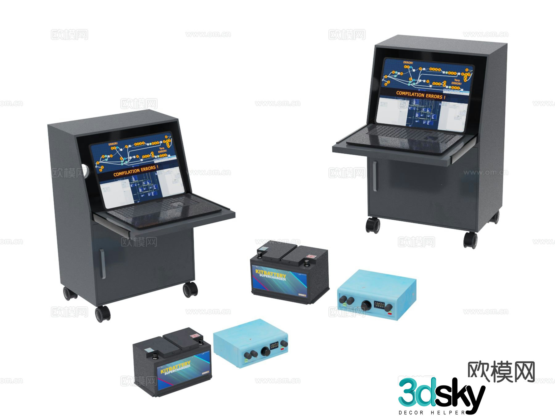 Industrial equipment equipment 3d model