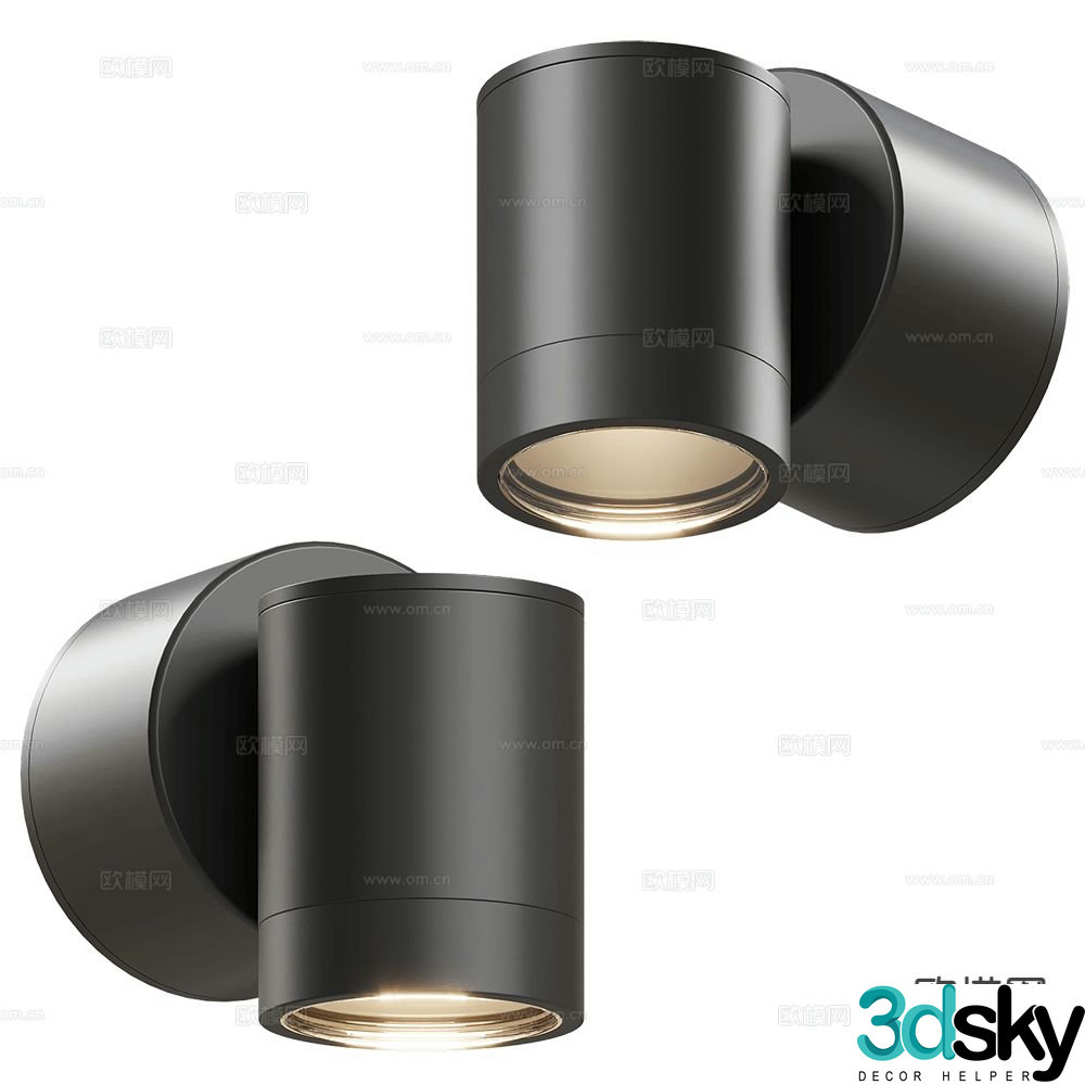 Nemo wall lamp 3d model