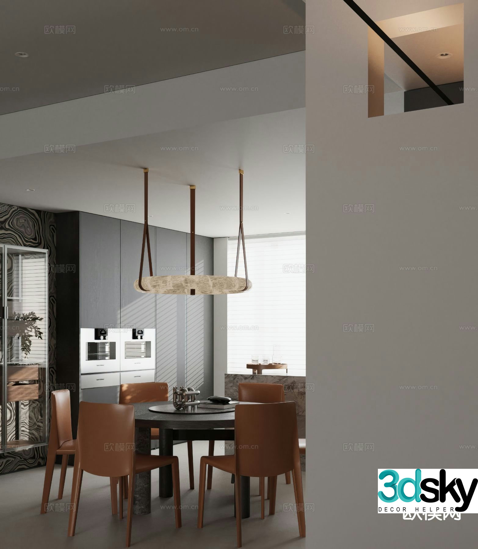 Italian restaurant 3d model