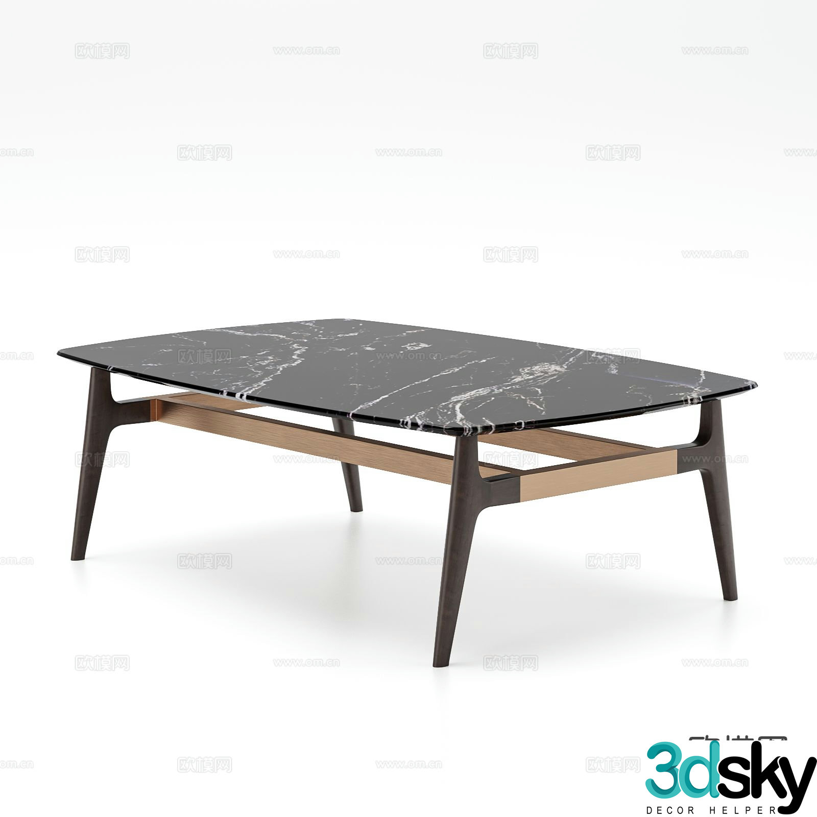 Italian coffee table 3d model