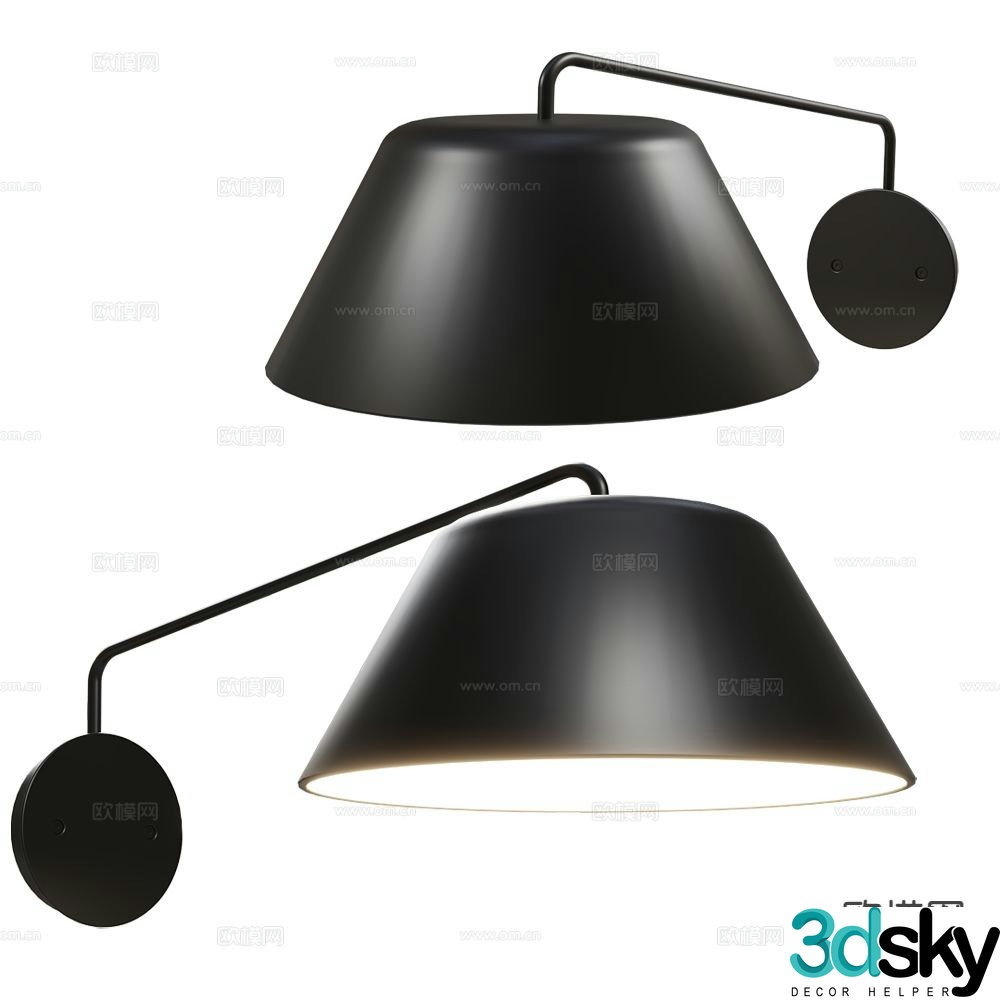 Ole wall light 3d model