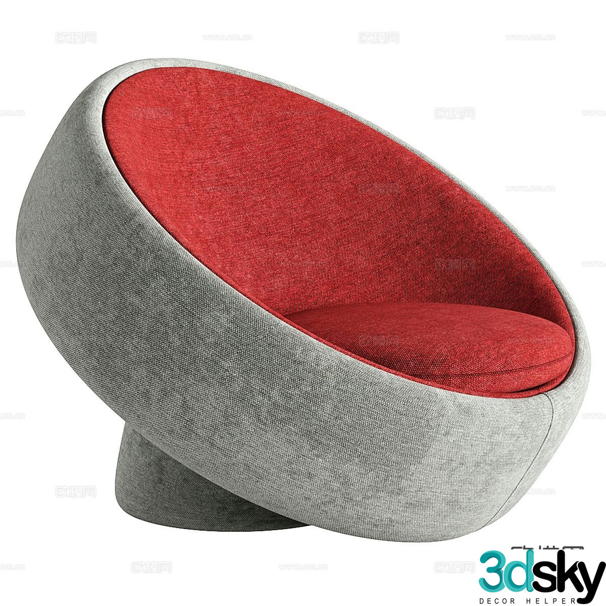 Modern chair sofa chair leisure chair 3d model