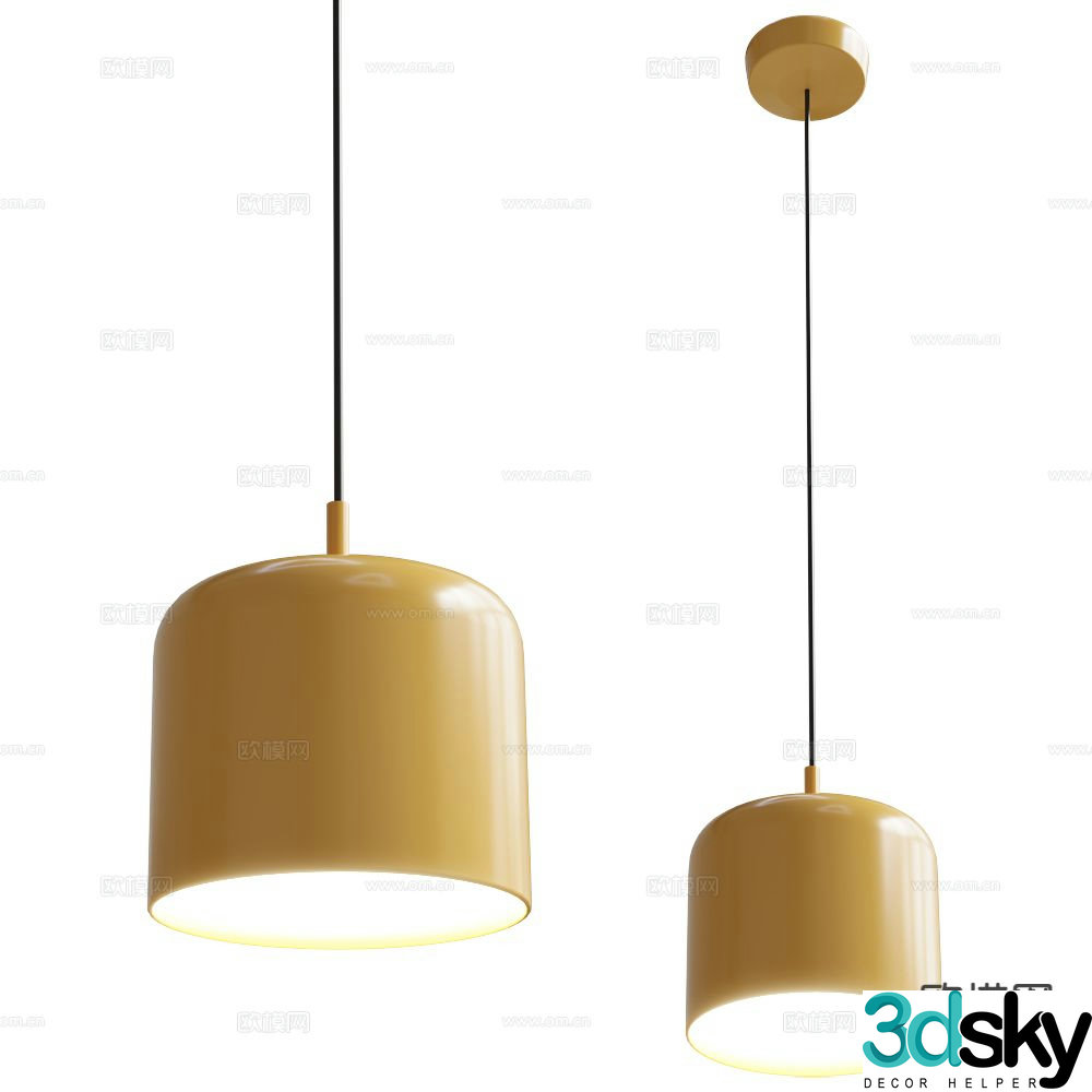 Ole dopamine small chandelier 3d model