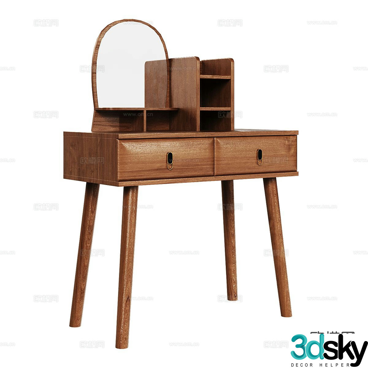 nordic dressing table 3d model