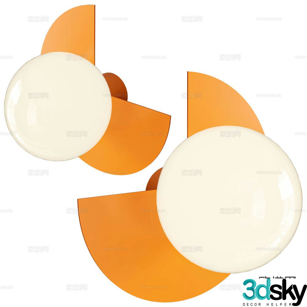 SWEDISH NINJA wall lamp 3d model