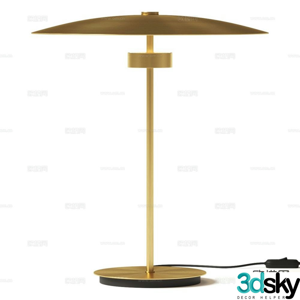 Italian table lamp 3d model