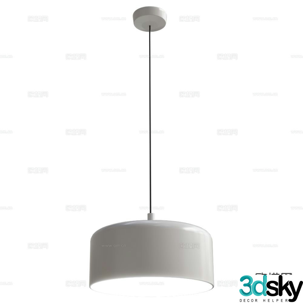 Ole modern small chandelier 3d model