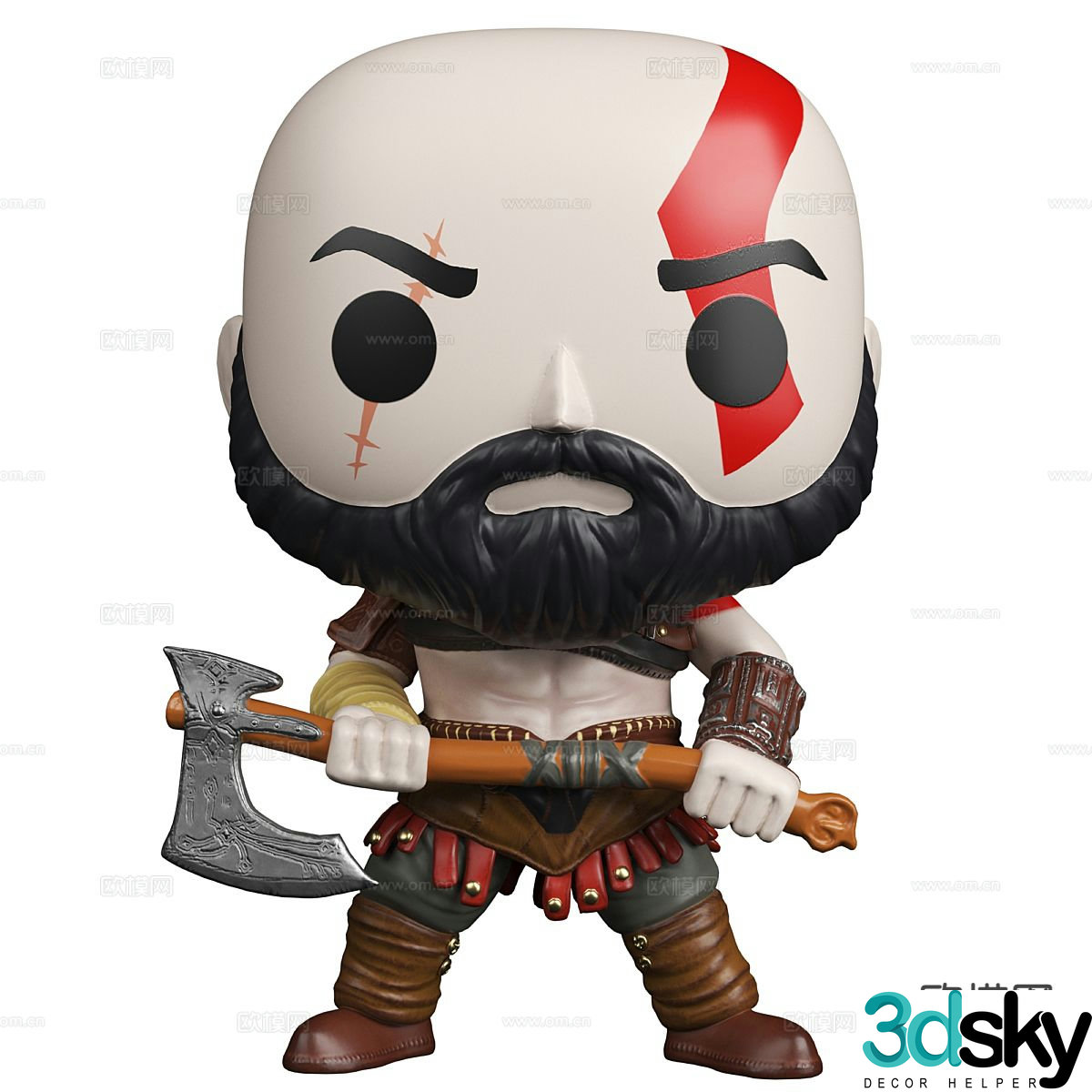 Marvel trendy toy doll hand-made 3D model