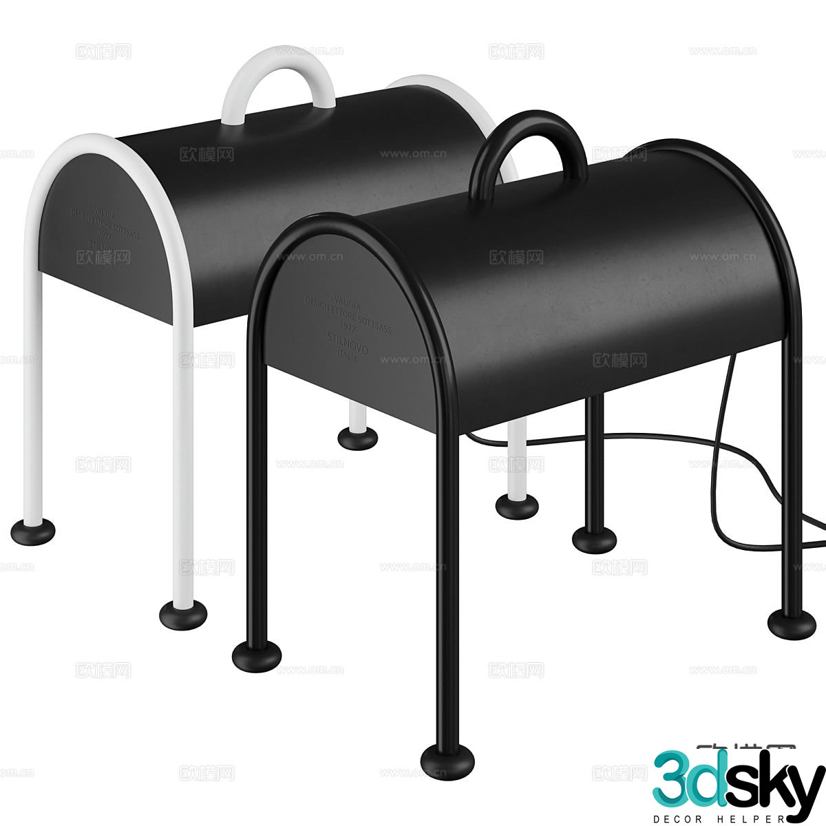 Modern desk lamp 3d model