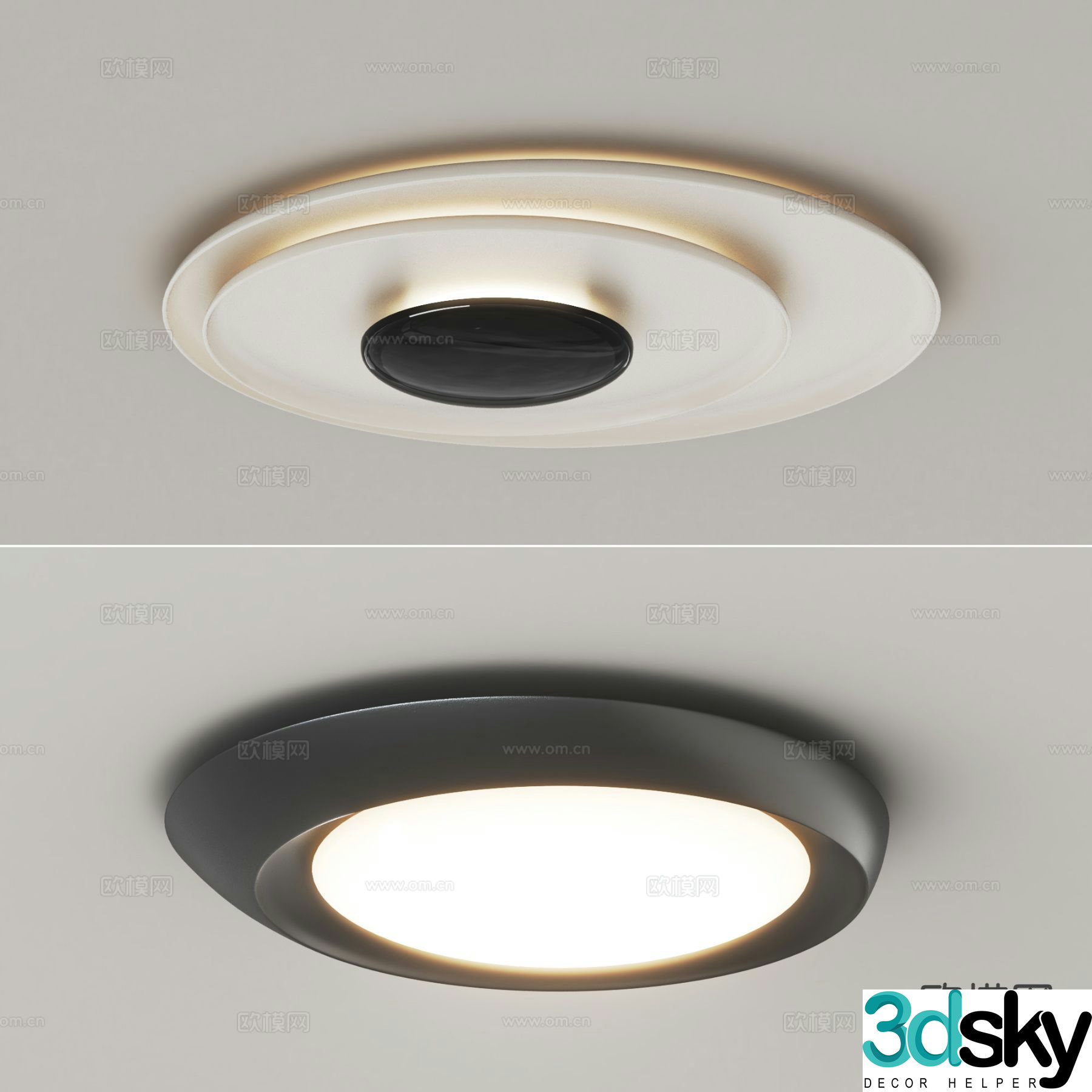 Modern ceiling lamp 3d model