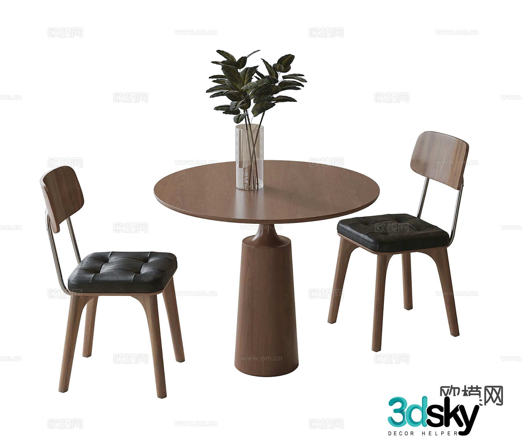 Modern coffee tables and chairs leisure tables and chairs negotiation tables and chairs 3D model