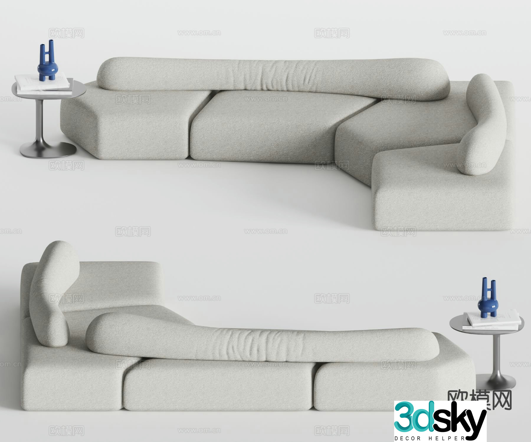 Stami corner sofa 3d model