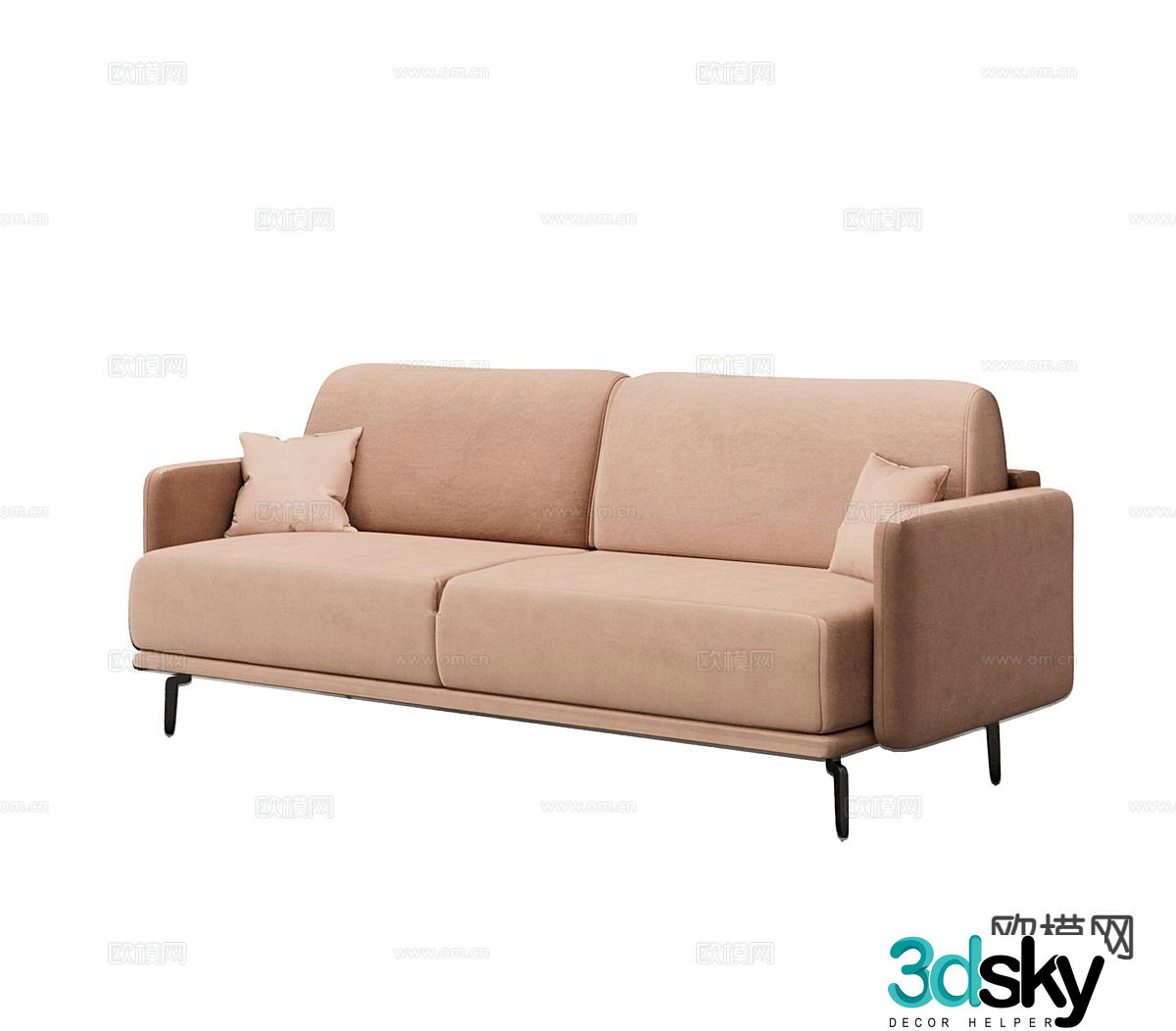 Modern love sofa 3d model