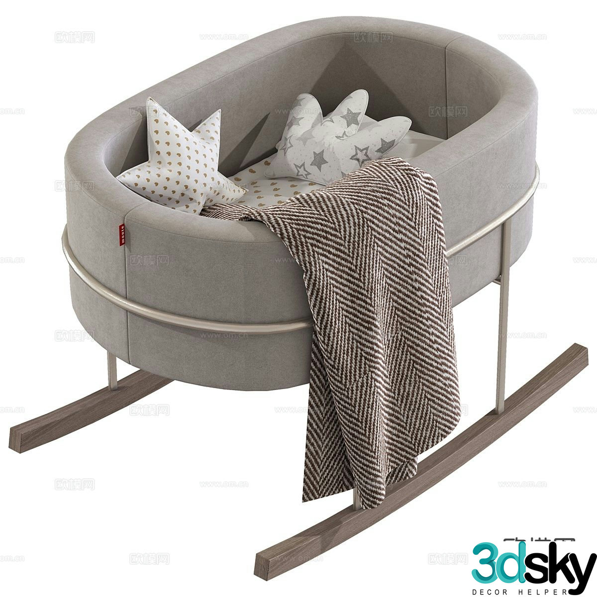 crib 3d model