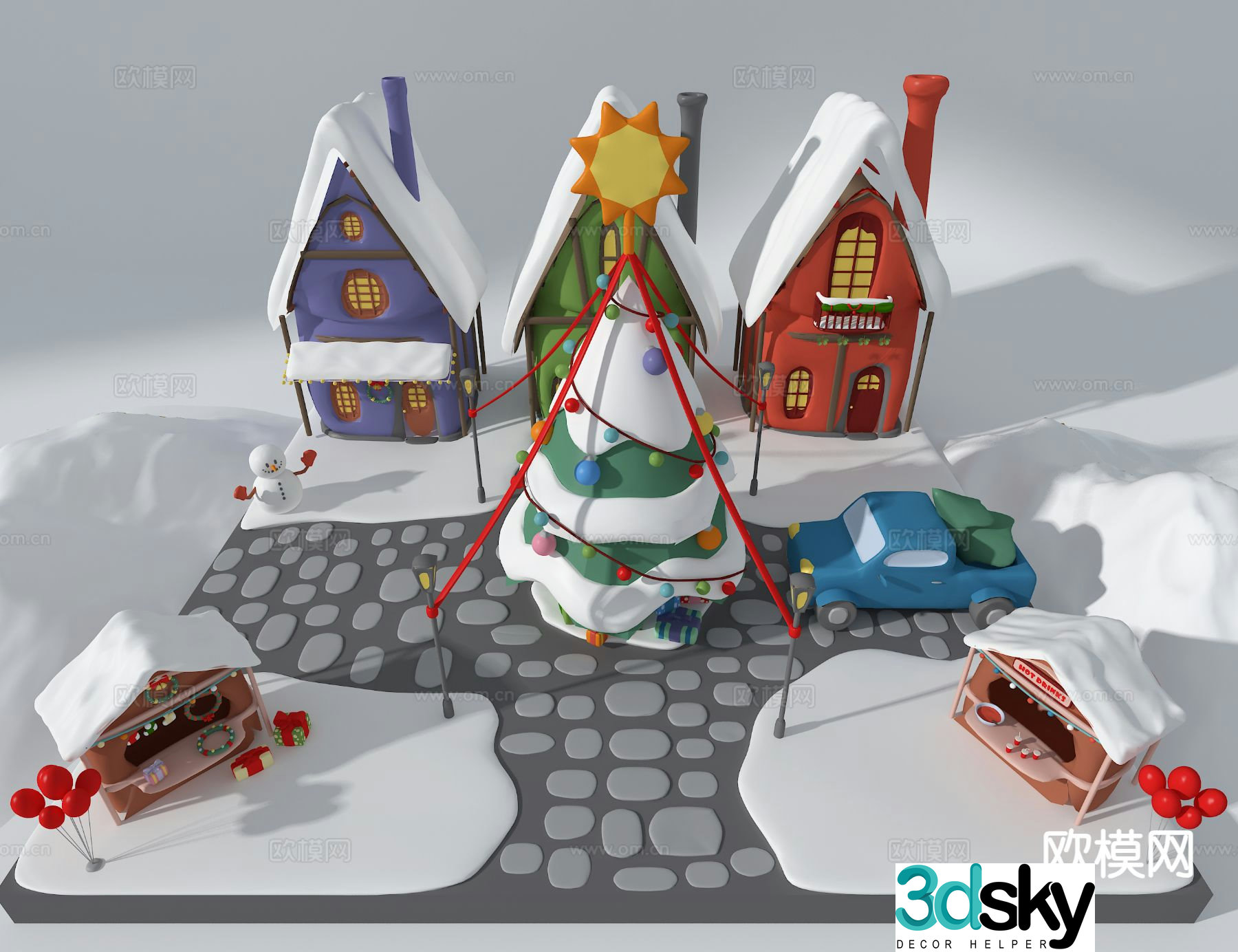 Children’s Christmas decoration Christmas tree decoration 3D model