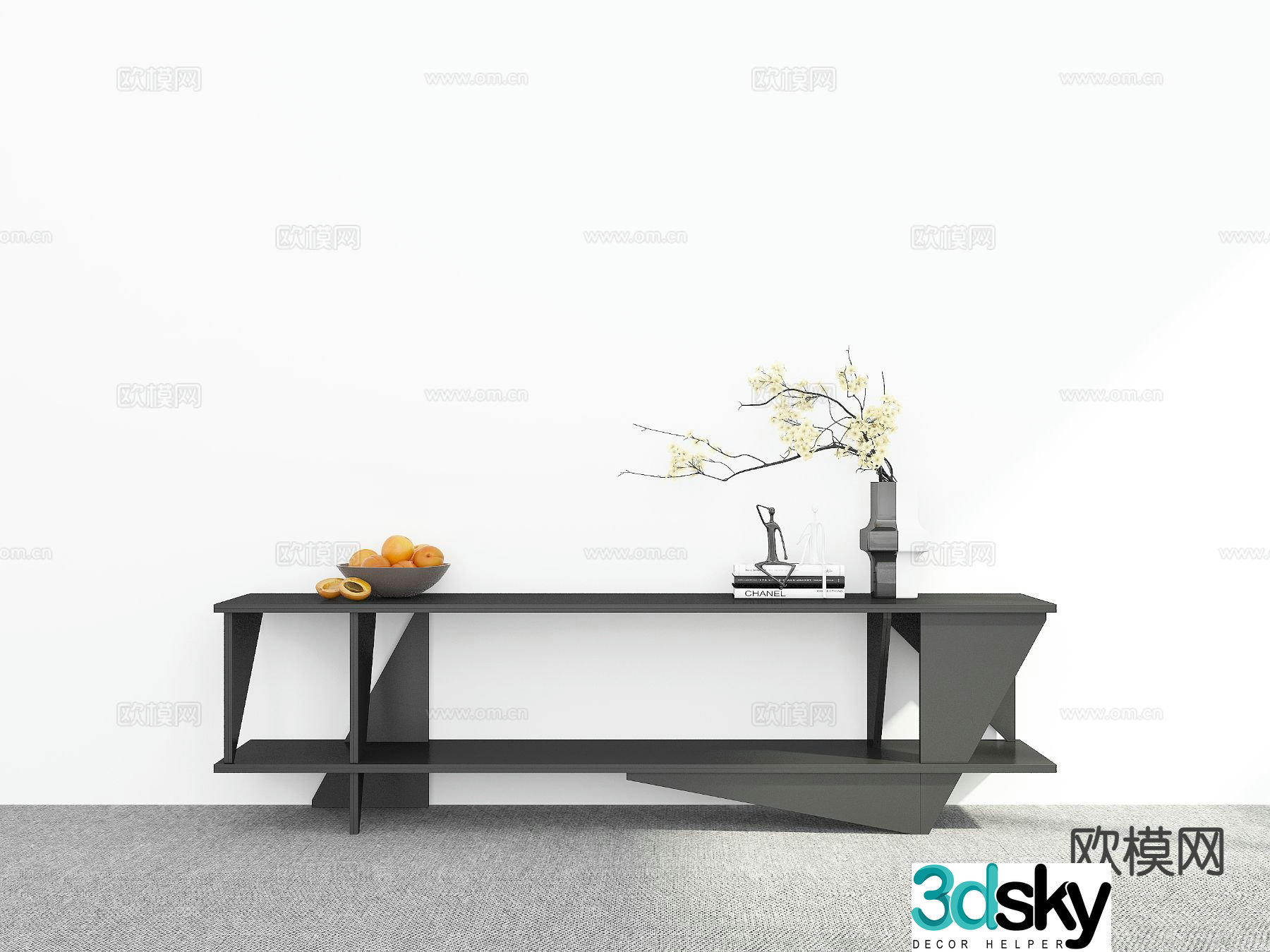 Modern TV cabinet 3d model