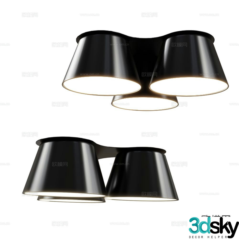 Ole ceiling lamp 3d model