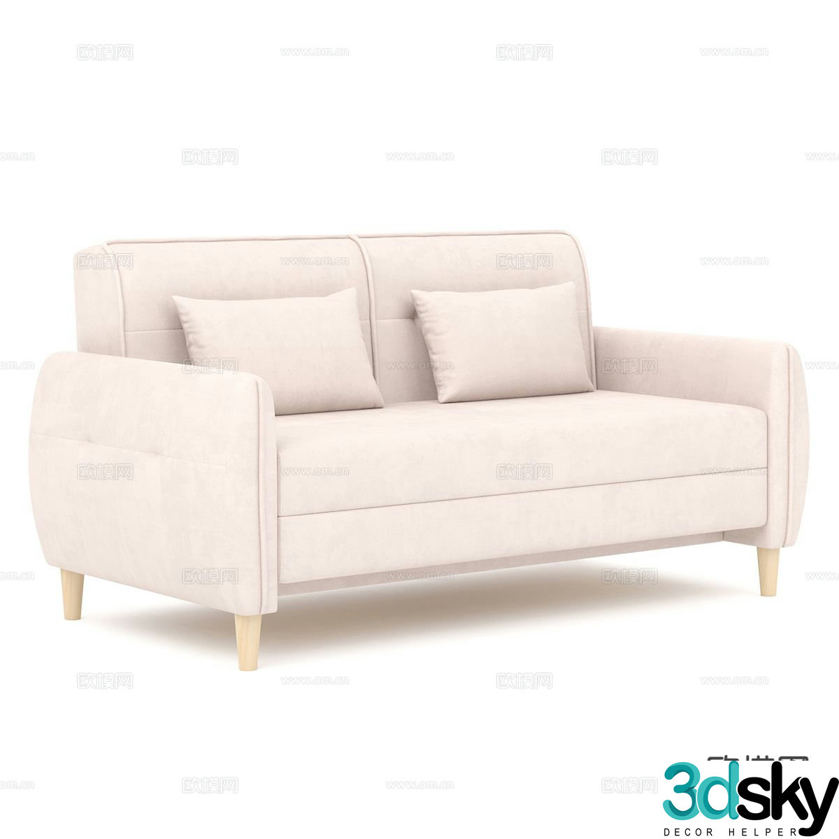 Modern love sofa 3d model
