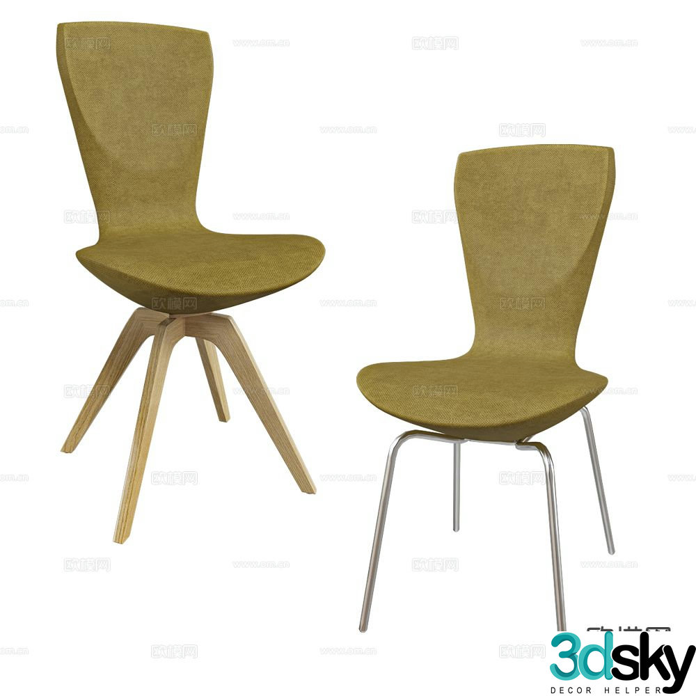 Varier Italian chair dining chair 3d model