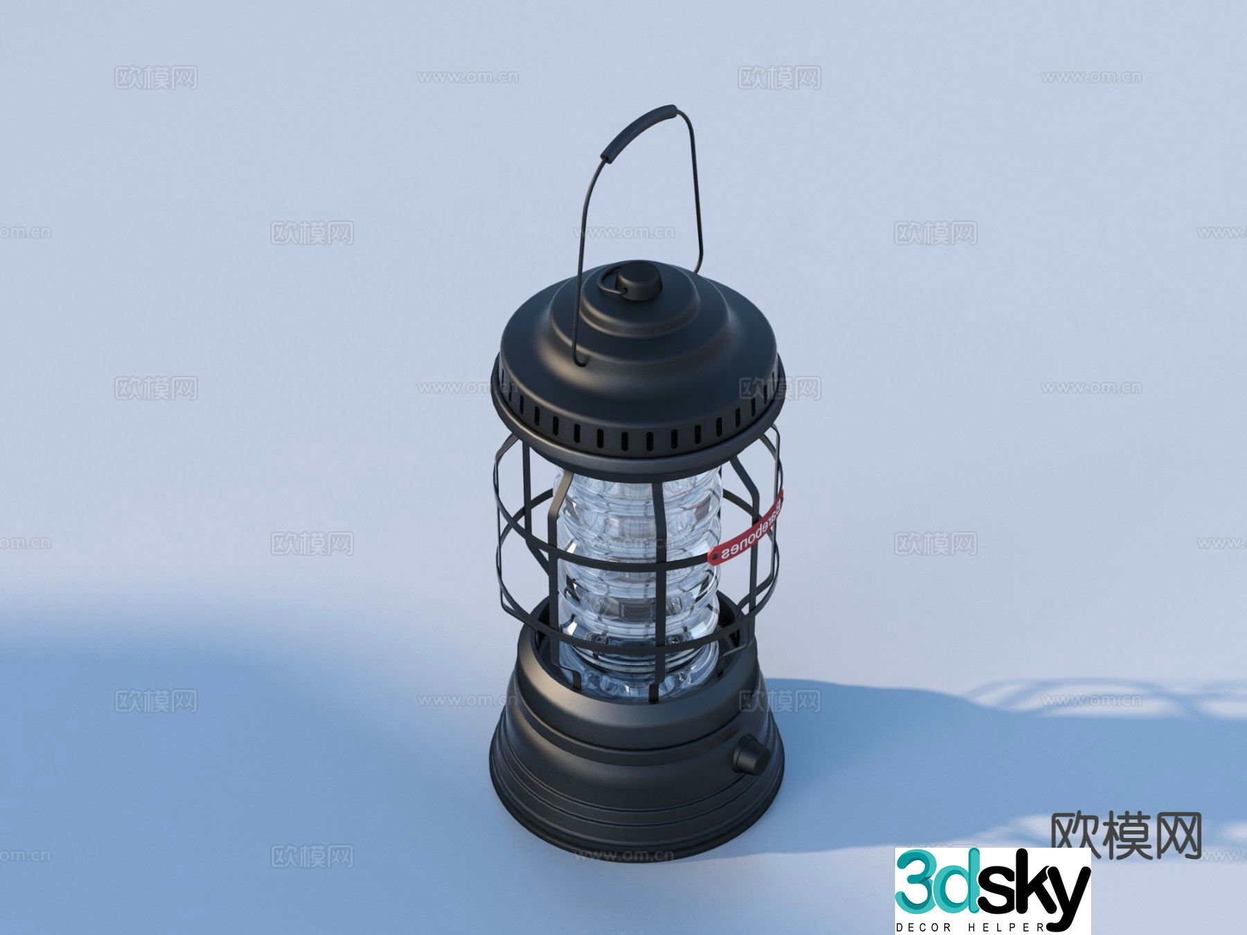 desk lamp kerosene lamp lamp kerosene lamp 3d model