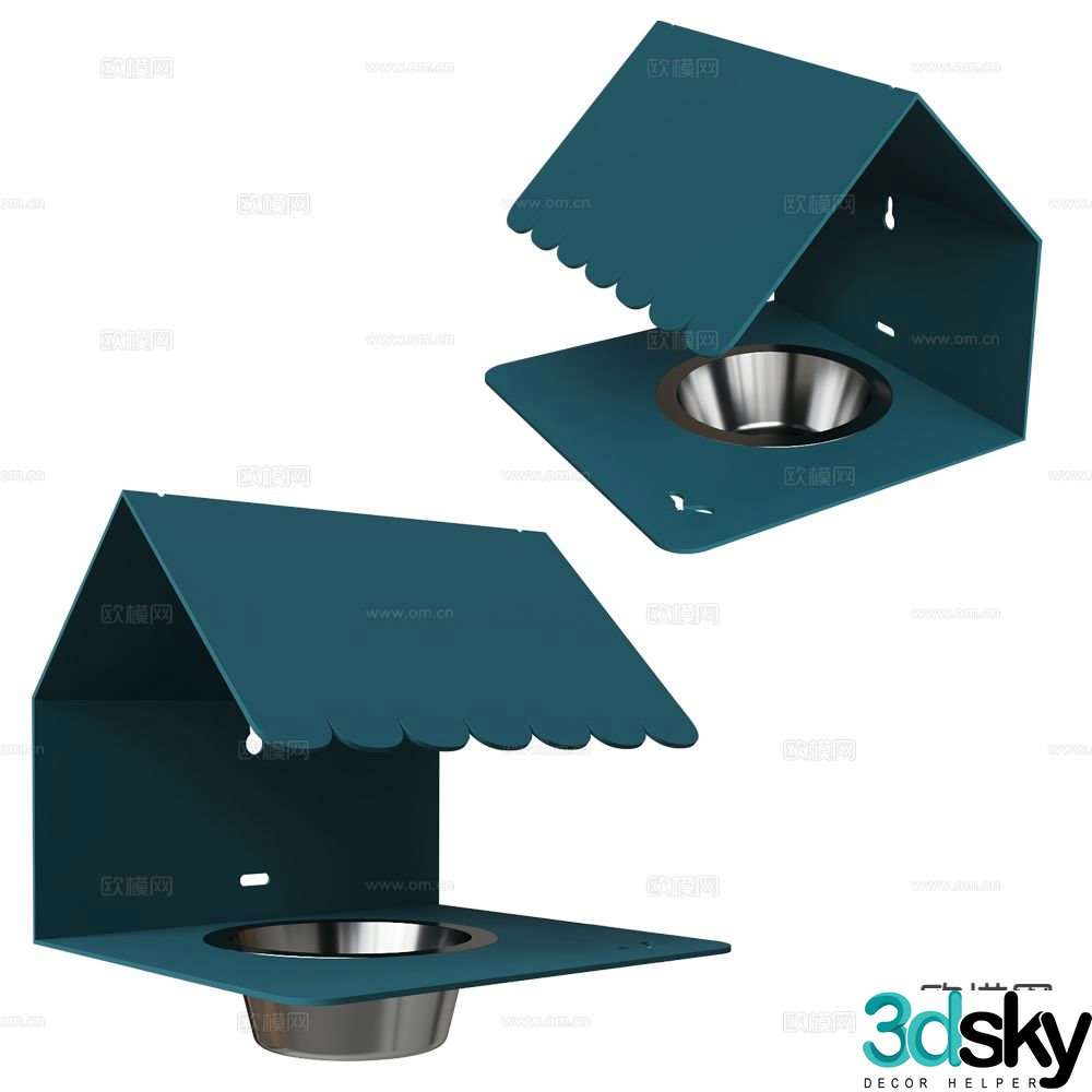 Fermob bird feeder 3d model