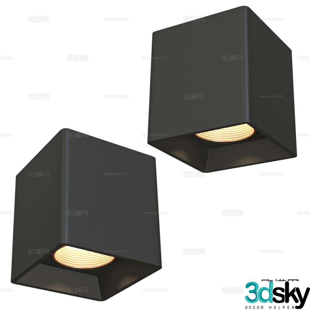 DENKIRS surface mounted downlight spotlight 3d model