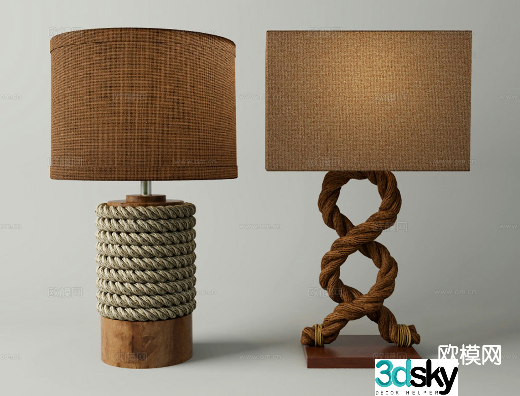 New Chinese desk lamp 3d model