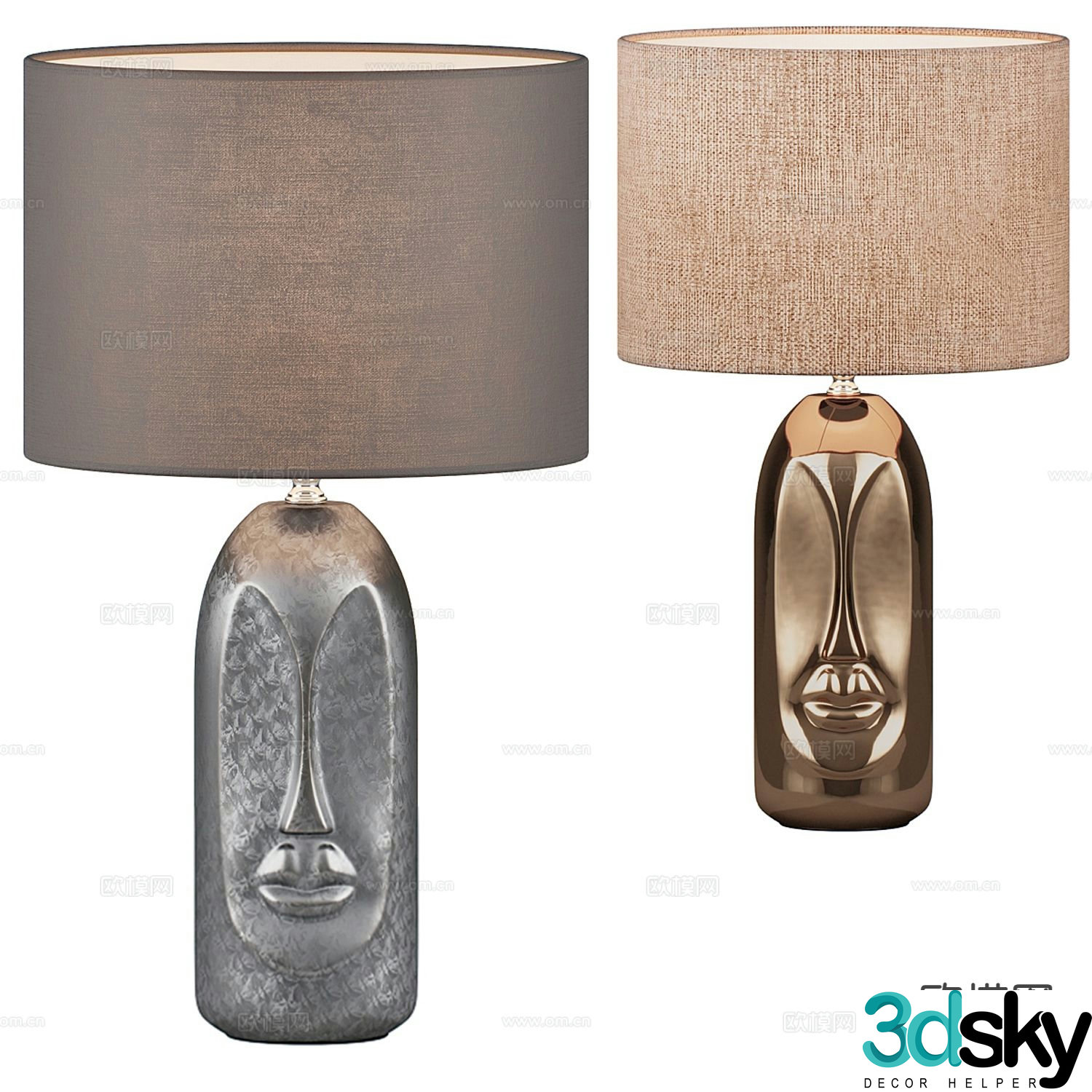 New Chinese desk lamp 3d model