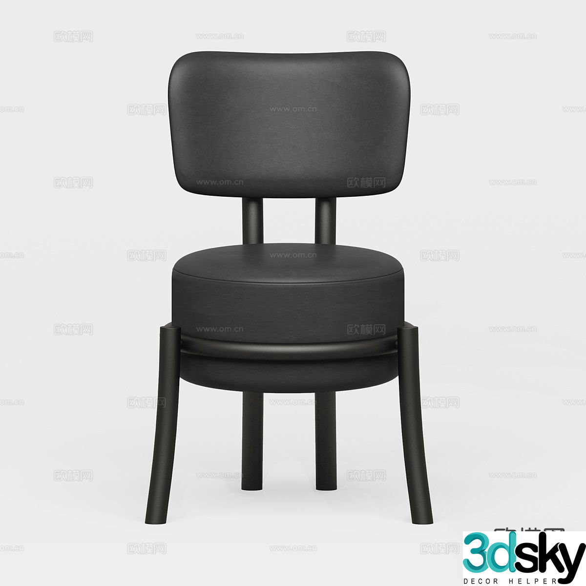 Modern chair leisure chair 3d model