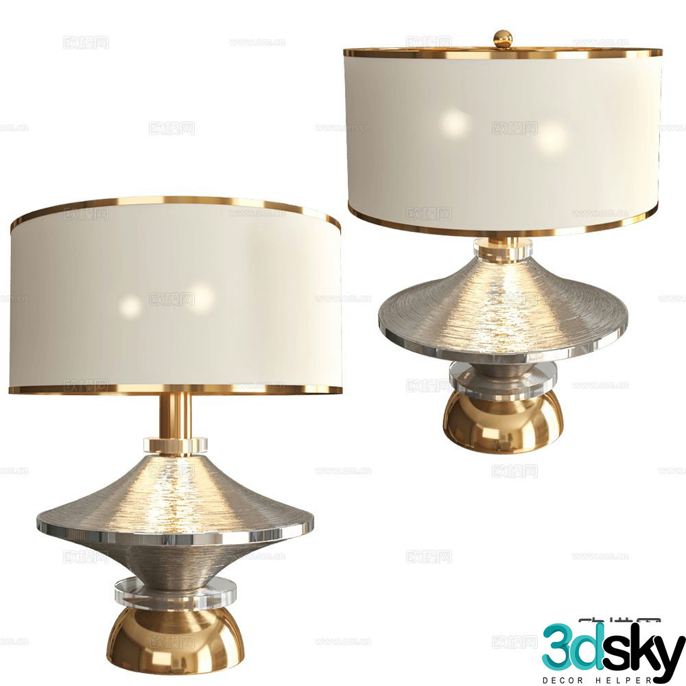 SIGMA Italian table lamp 3d model