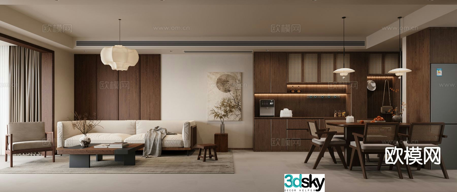 Wabi Sabi Fengke Restaurant 3D model